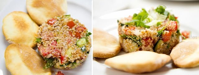 Tabule com Pão Pita