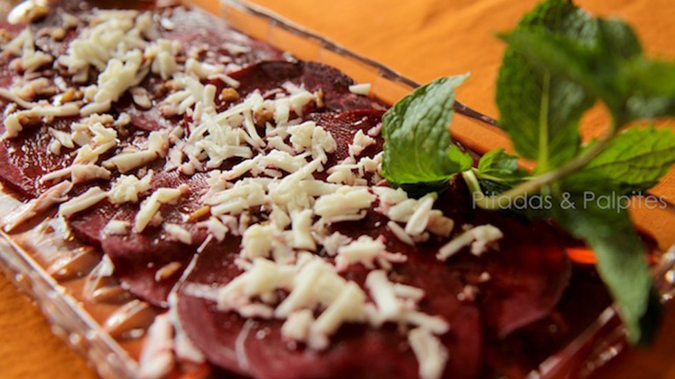 carpaccio de beterraba