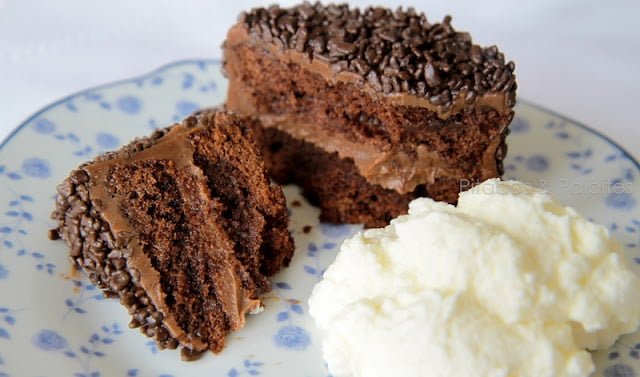 bolo de chocolate