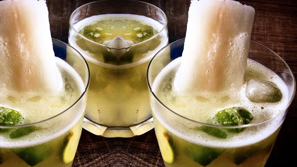 Caipirinha com picolé