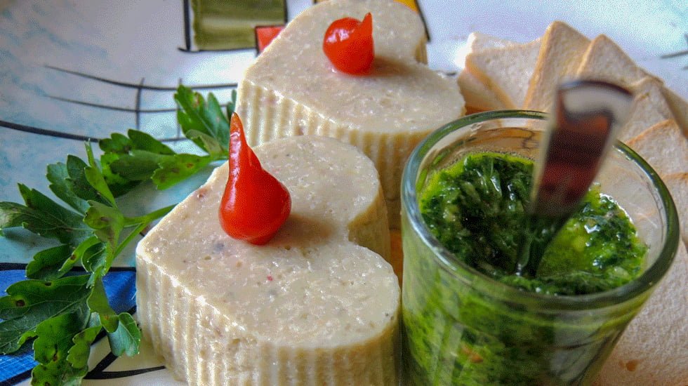 mousse de alcachofra