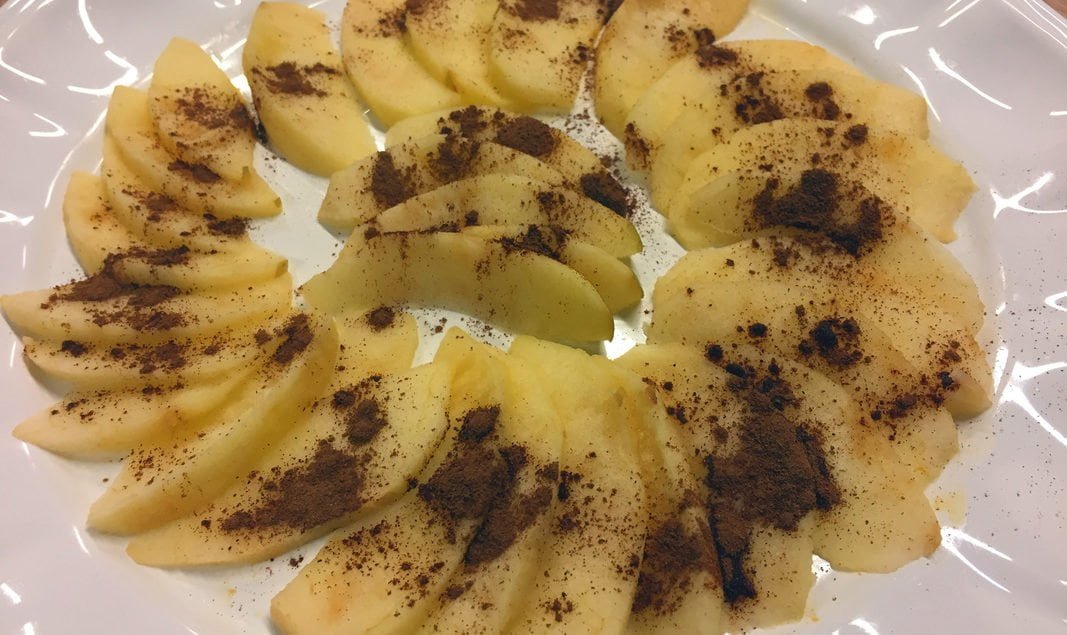 Maçã com canela