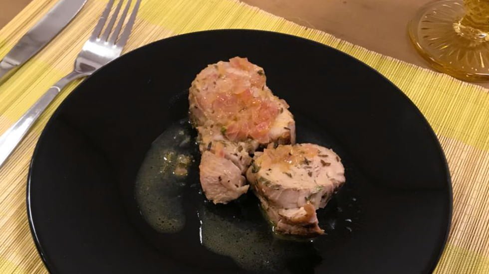 File Mignon Suino com Laranja e Vinho do Porto