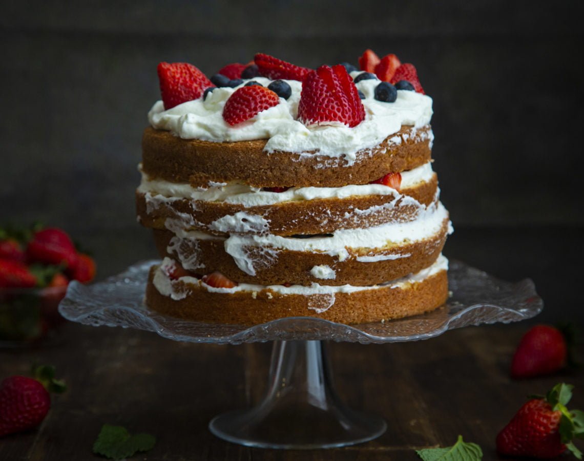 NAKED CAKE MORANGO Receita E Dicas Pitadas Palpites